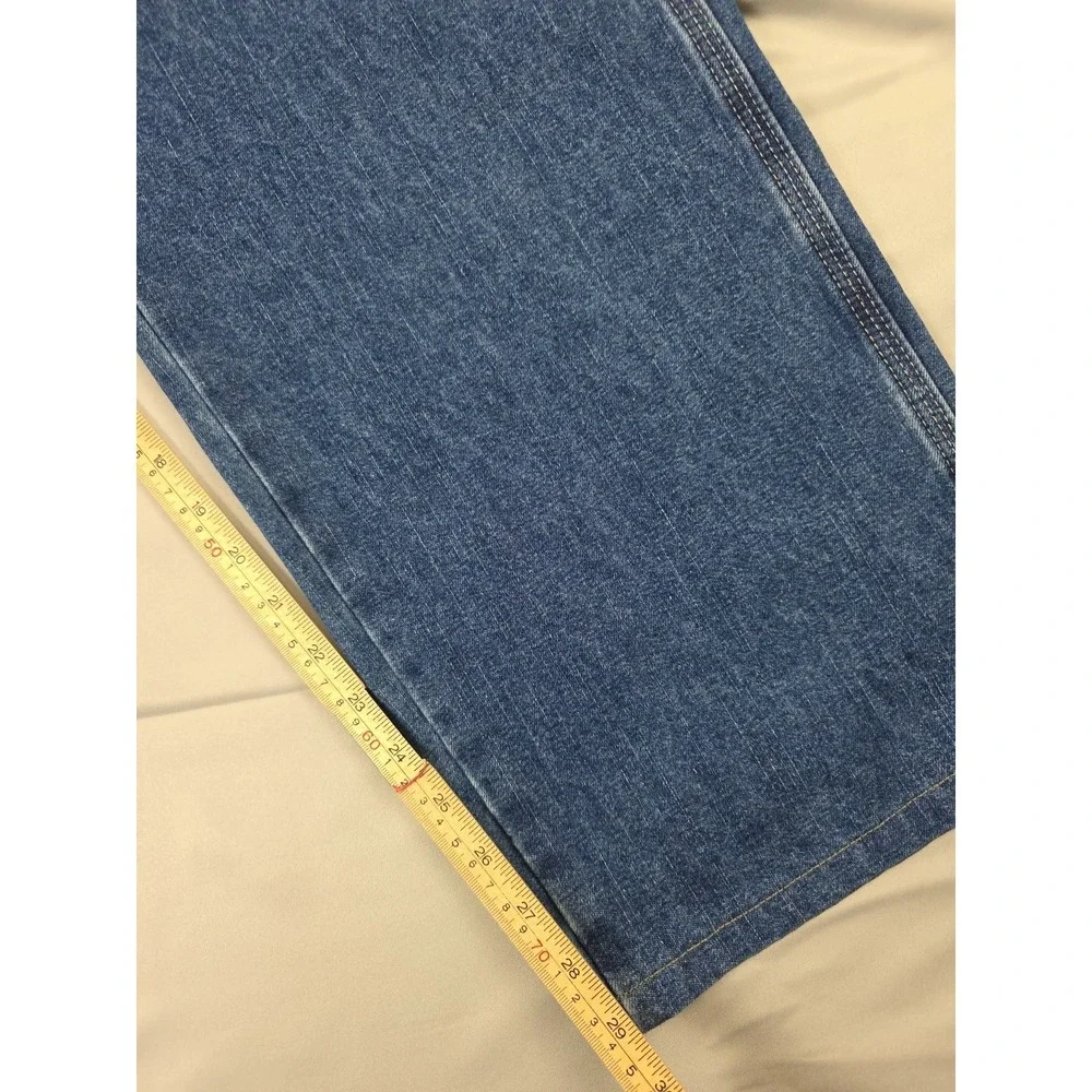 Wrangler Jeans Mens Carpenter 44x32 Blue Relaxed Baggy